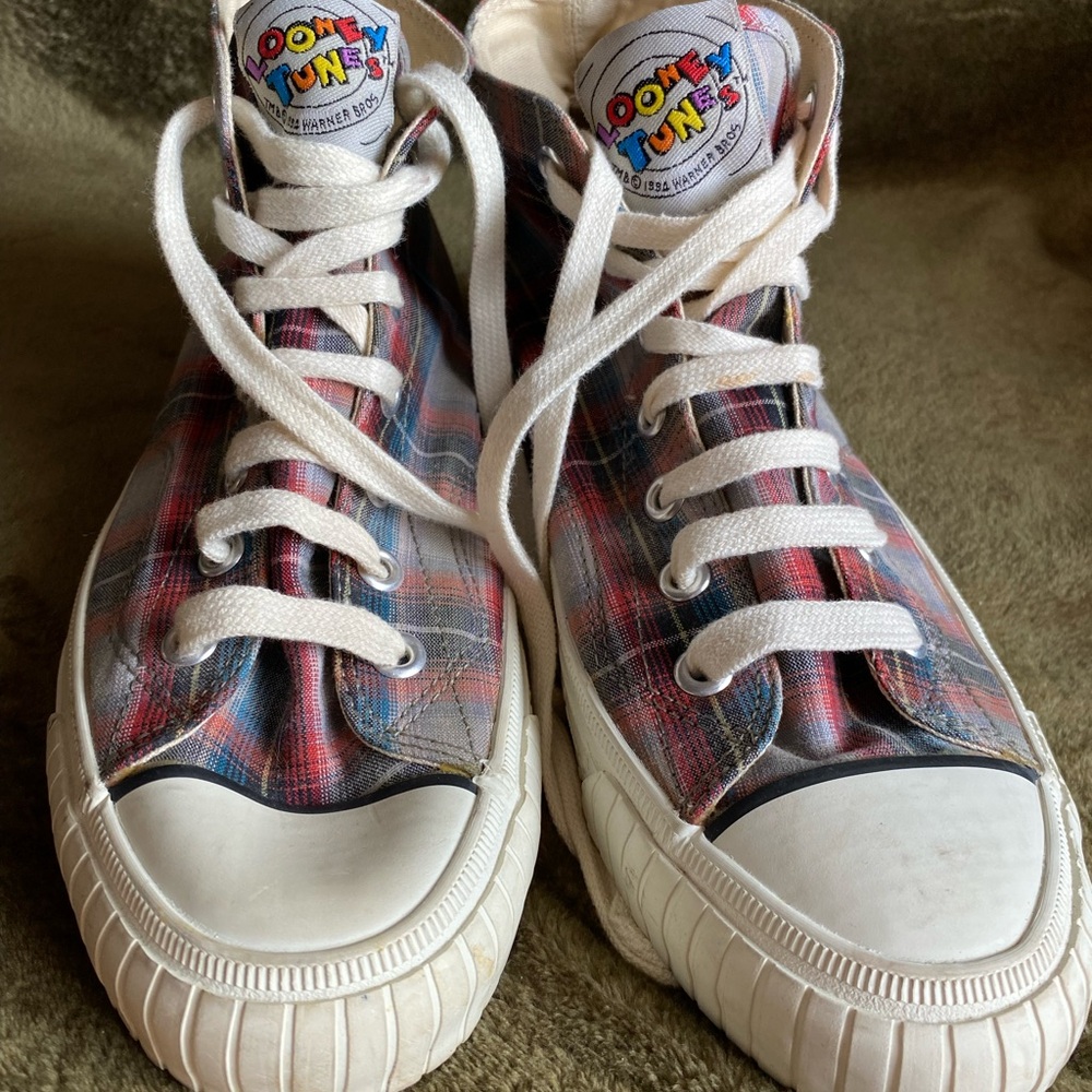 Vintage 1994 Keds Looney Tunes Taz Tasmanian Devil Hi-Tops 9.5 Women’s